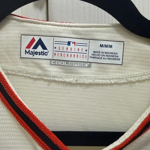 Majestic White and Black Giants Jersey - Picture 11 of 13